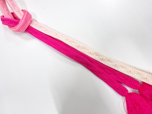 正絹　手組帯締め